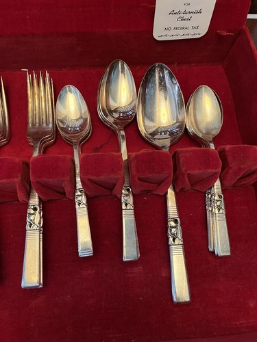 Community Silverware Morning Star 44 pieces in Original Wood Box - Picture 8 of 24
