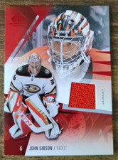 2023-24 Upper Deck SP Hockey JOHN GIBSON #53 Game Used Jersey ANAHEIM DUCKS 