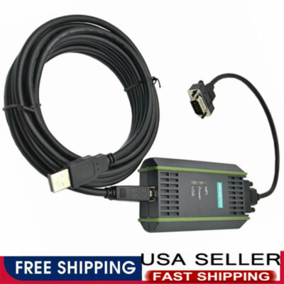 PLC Cable for Siemens S7 200 PLC 300/400 6ES7 972-0CB20-0XA0 USB-MPI+ PC USB-PPI