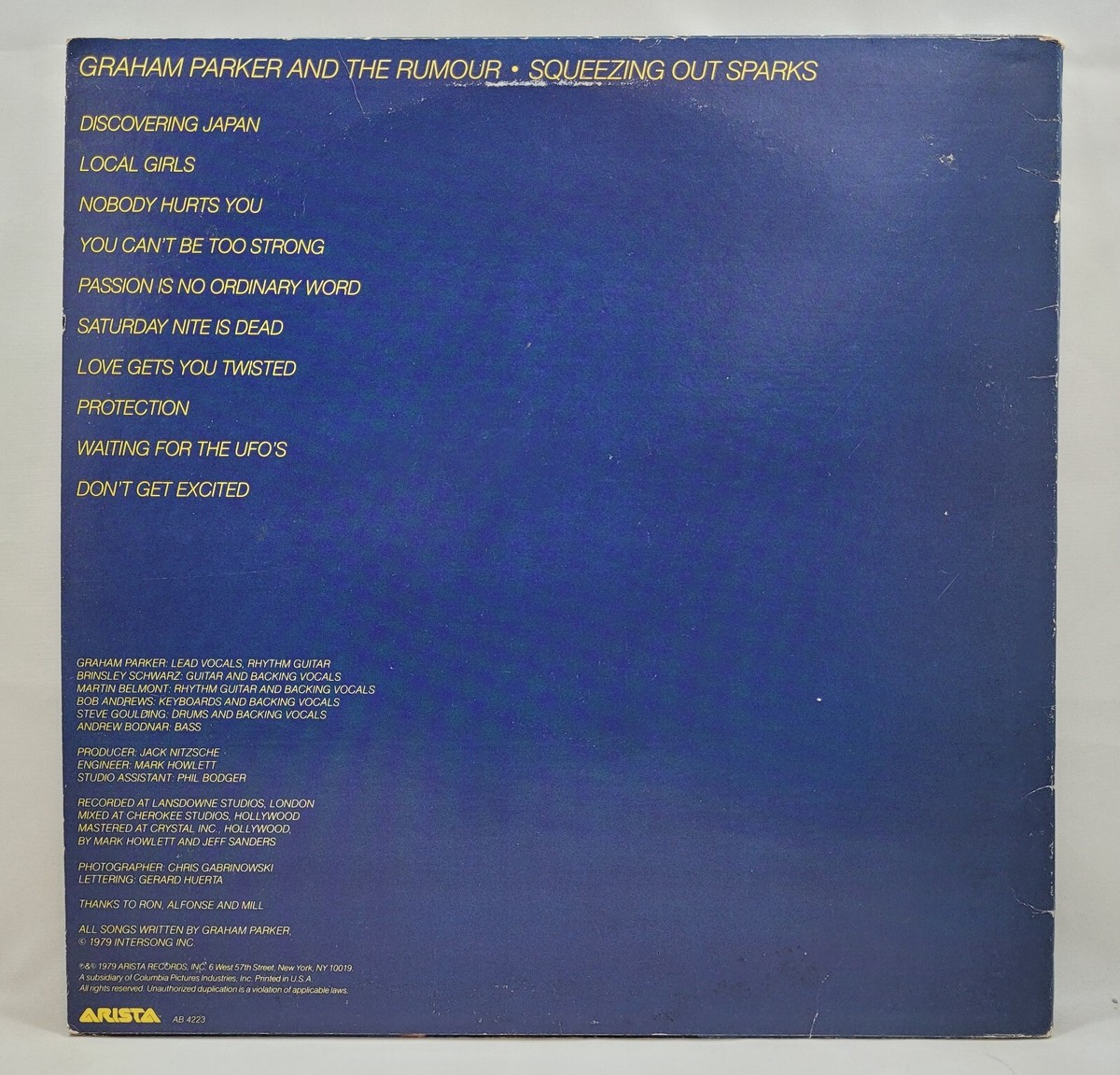 Graham Parker and The Rumour - Squeezing Out Sparks [1979