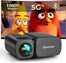 GIAOMAR MINI MOVIE PROJECTOR WITH BLUETOOTH