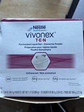Vivonex TEN Elemental Formula 2.84 OZ X 10 ct Severe Gastrointestinal Impairment