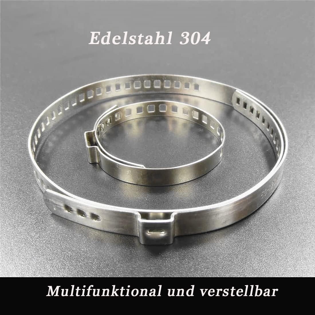 Colliers De Serrage Pour Soufflet De Cardan | Lot De 10 (5 Petits 20-50mm, 5 Grands 50-120mm) | Acier Inoxydable - 9