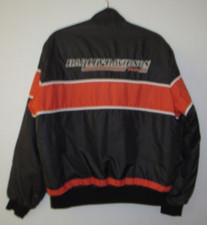 Vintage Harley-Davidson Racing Motorcycle Jacket Coat - Size L Large MADE IN USA