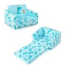 Kids Sofa Bed Kids Couch Fold Recliner Sofa w/Removable  Machine-Washable Cover