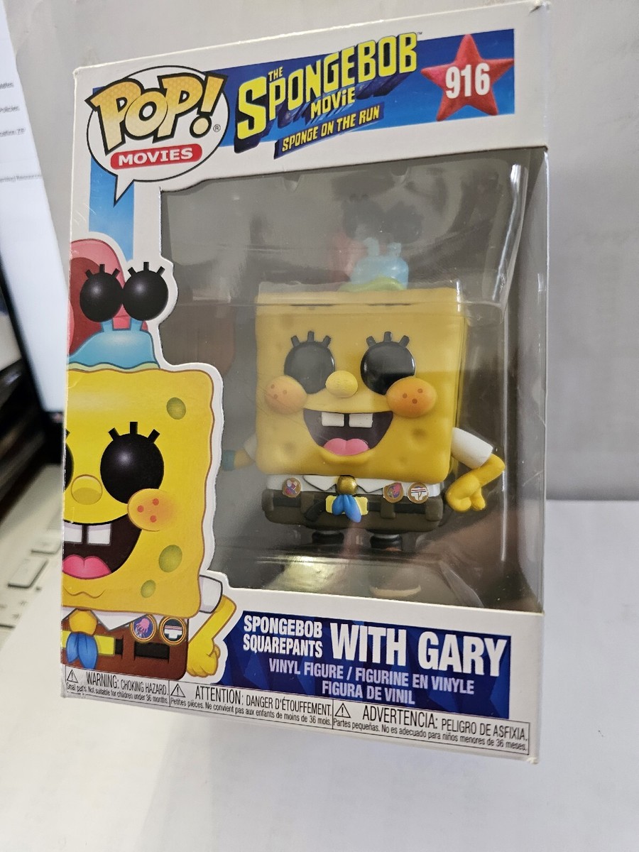 Funko Pop! Animation SpongeBob Movie: SpongeBob SquarePants with Gary #916,  2020