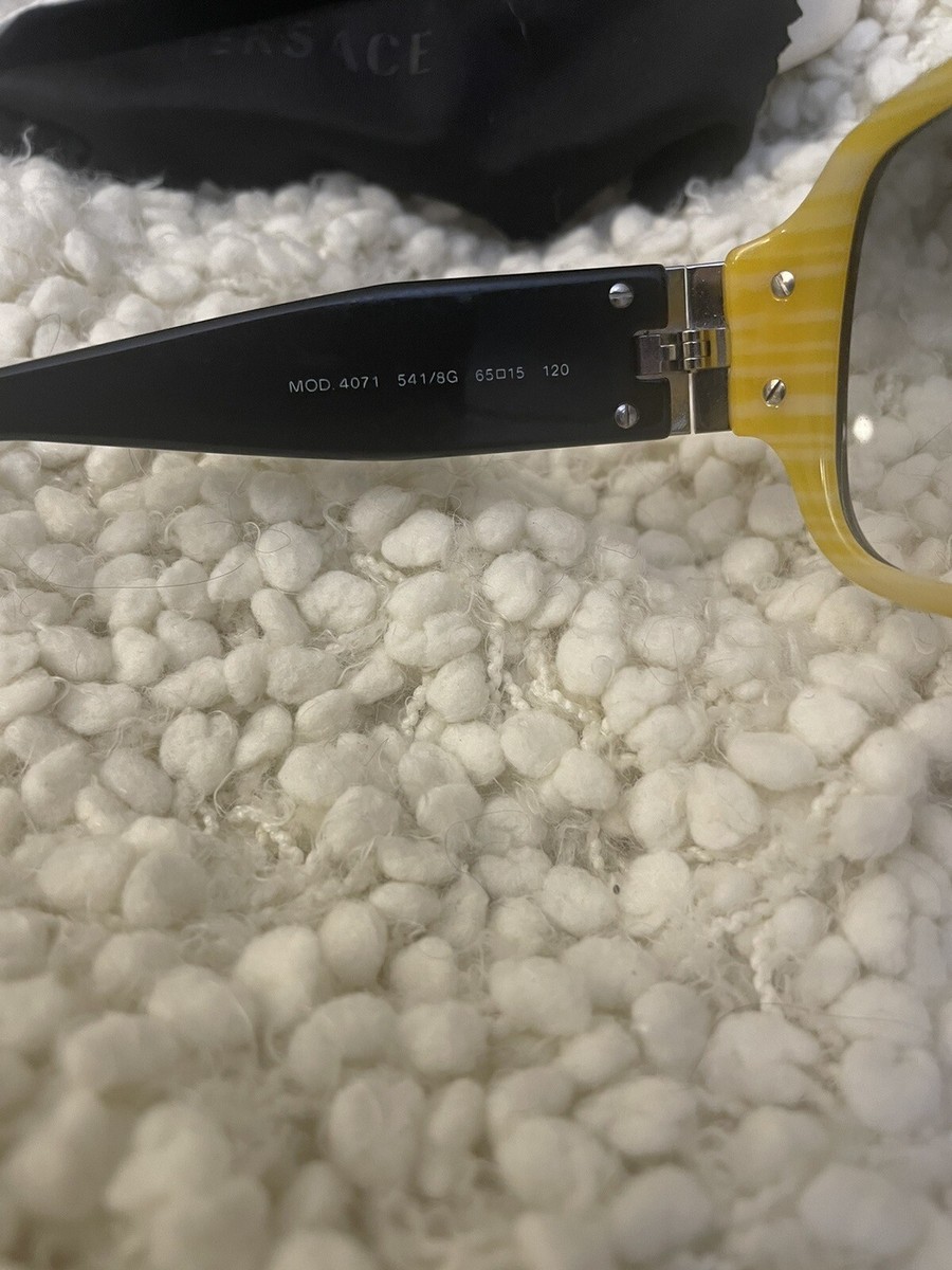 Versace Sunglasses Shield Black Silver Gradient Lenses Mod  display picture 1
