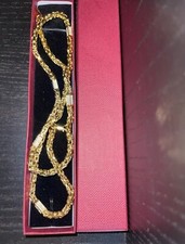 Königskette Ice Out Vergoldet Mit 750 Gravur 