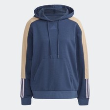 NWT Women's Adidas Essentials Logo Colorblock Hoodie S,M MSRP 55