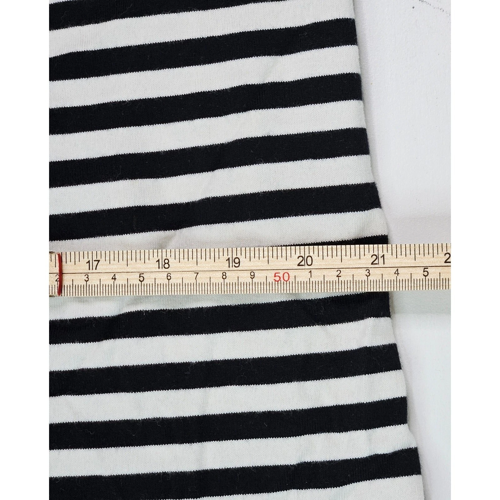 Abito donna Kate Spade Broome Street con volant topline nero bianco taglia L H317