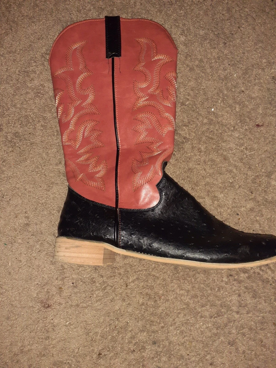 Used cowboy top boots size 13