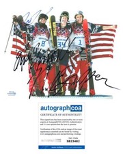 Joss Christensen, Gus Kenworthy & Nick Goepper AUTOGRAPHS Signed 8x10 Photo ACOA