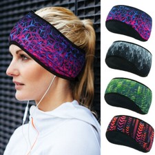 Womens Mens Winter Headbands Fleece Lined Ear Warmer Headband for Cold Weather