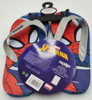 Marvel Spiderman Zehentreter für Jungen mit Zeichnungen Gr. 28 EU