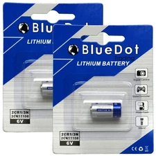 2 pc 2CR1/3N 6v lithium battery for use in dog collars and more SHIPS FROM CA