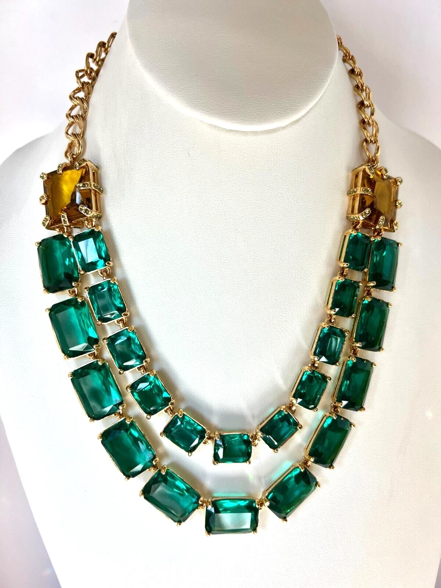 Kate spade clearance emerald necklace