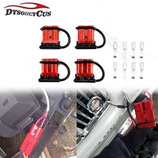 50A Battery Trailer Pair Plug Quick Connector Kit Connect Disconnect Winch 4pcs