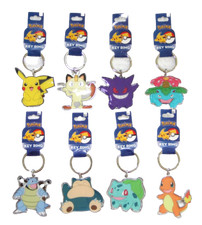 Pokemon Metal Key chains Key Rings keyring: Pikachu, BLASTOISE, Charmander...etc