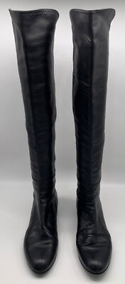 Stuart Weitzman | Shoes | 550 Stuart Weitzman Black Leather  Stuart Weitzman 50/50 Boots Sz 7.5 main image 1