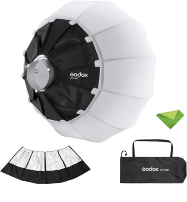 US Godox CS-50D 50cm Lantern Quick-install Softbox For Bowens SK400II AD400pro
