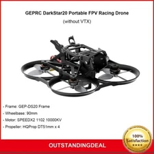 GEPRC DarkStar20 Portable FPV Racing Drone ELRS2.4G RX SPEEDX2 1102 10000KV ot25