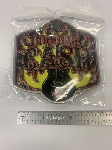Johnny Cash Metal Enamel Looking Belt Buckle, The man In Black, New Belt Buckle - Picture 4 of 6