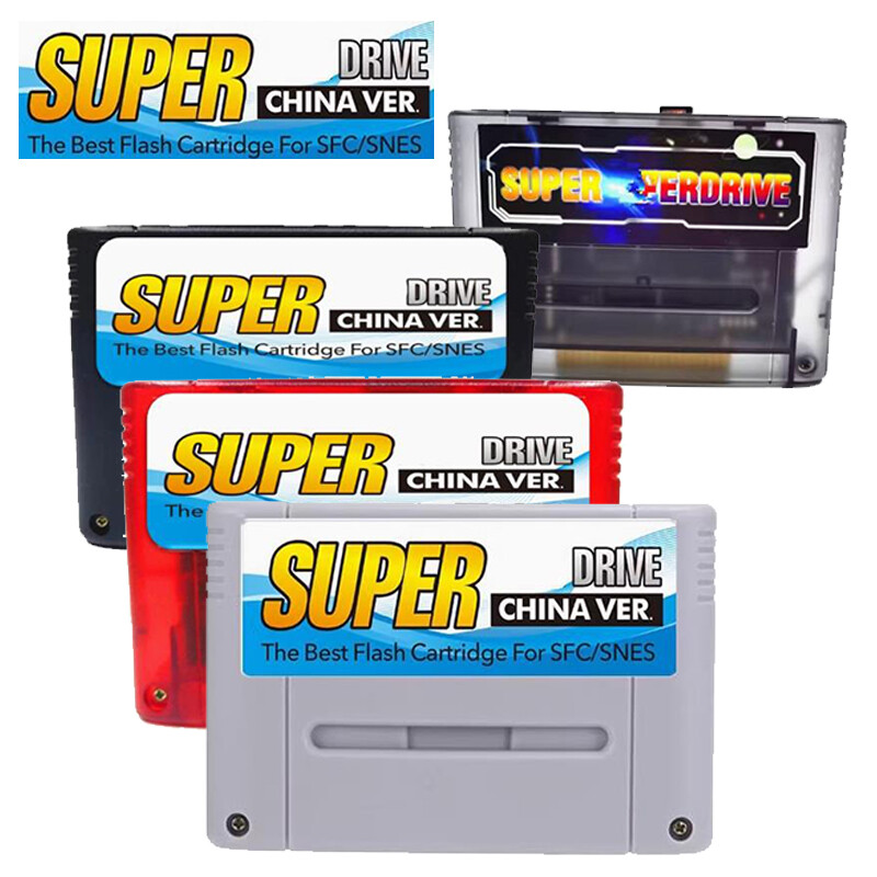 Super Nintendo Super Ever Drive Version SFC SNES Game Cartridge W/ 8g Game TF