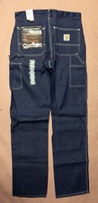 Vintage 1990  s Carhartt Denim Work Dungaree, Deadstock NWT, Size 31x34
