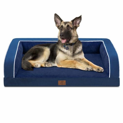 Orthopädisches Memory Foam Hundebett bequemer Polster Haustierbett wasserdicht abnehmbare Abdeckung - Bild 26 von 37