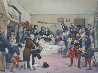 Mort de Son Altesse Mgr. le Duc d´Orleans 1842 Litho par Victor Adam (342)