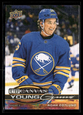 2025-26 Upper Deck Series 1 UD Canvas Young Guns #C-112 Noah Ostlund Rookie RC