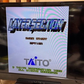 SEGA Saturn HST-3220 Console Set with Layer Section Game Tested Japan