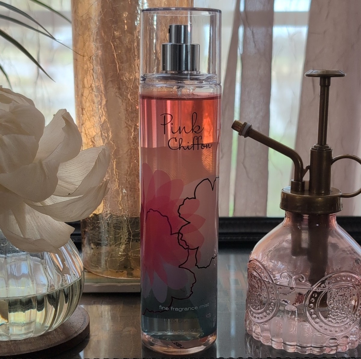 Bath & Body Works Pink Chiffon Fine Fragrance Mist 8 oz for sale