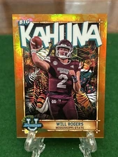 2022 Bowman University Will Rogers Big Kahuna Orange /25 Texas A&M
