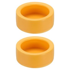 Reptile Food Bowl Worm Water Dish Ceramic Pet Bowl Small 2" Clay 2 Pack