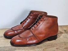 STIVALETTI CHUKKA ALFRED SARGENT BENCH MADE IN PELLE DI VITELLO CASTAGNO UK 8,5 EU42,5