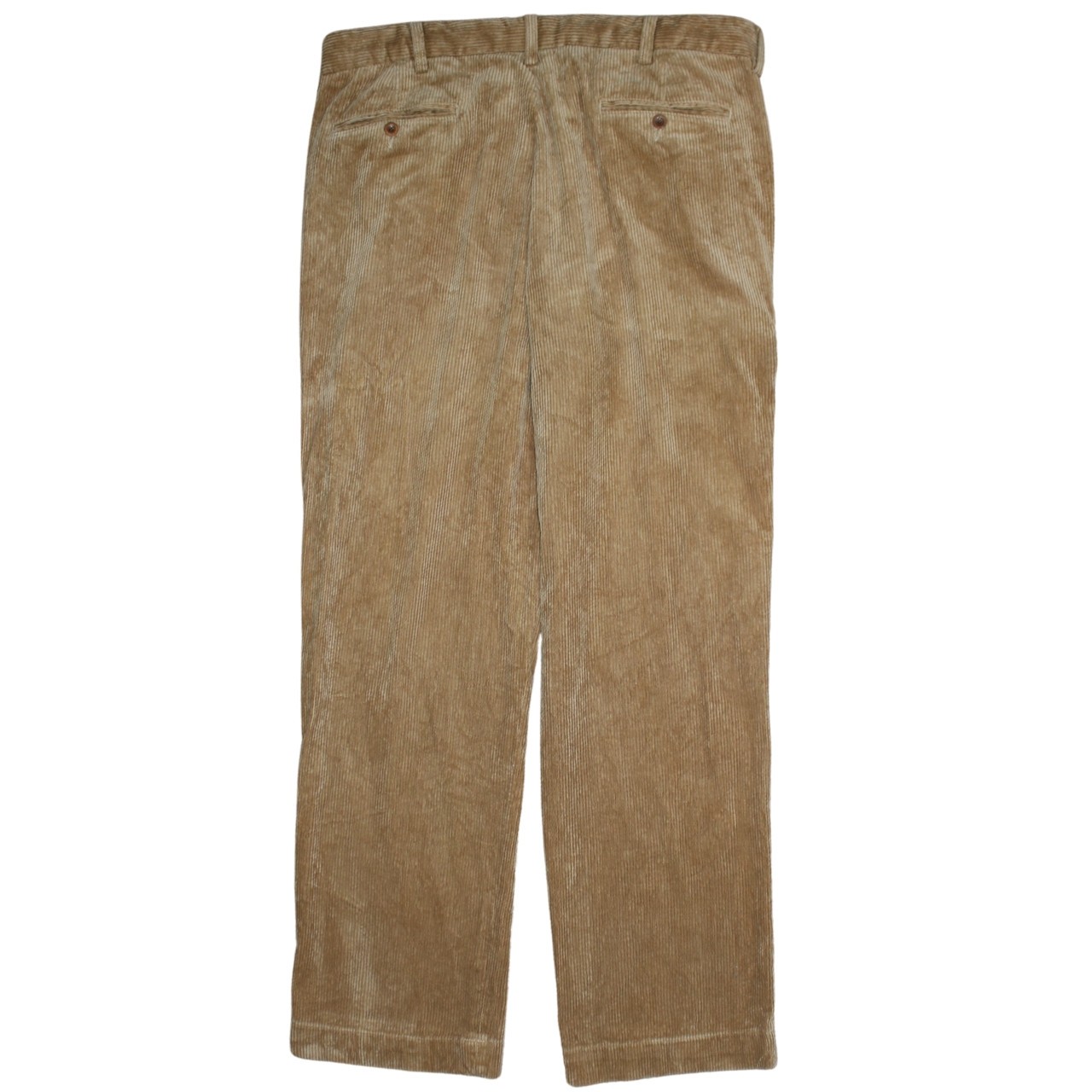 Polo Ralph Lauren Mens Corduroy Trousers Tan Brown Straight Leg Chino Pants XL