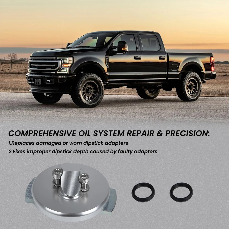 Adaptador de varilla de medición Powerstroke para Ford 7,3 L Super Duty F250 F350 E250 E350 reparación Foto 2 de 4