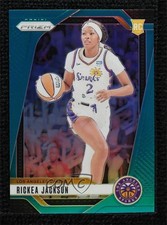 2024 Panini Prizm WNBA Teal Prizm 19/49 Rickea Jackson #60 17zx