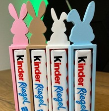 Easter Bunny Chocolate Bar Holder – Set of 4 – Kids Easter Basket Gift