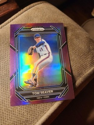 2023 Prizm Baseball Tom Seaver Purple Refractor /99 NY Mets