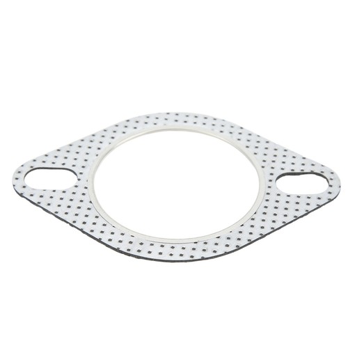 Down Pipe Gasket Exhaust Flange Gasket Heat Resistant Reinforced Steel 2 Holes - Picture 4 of 12