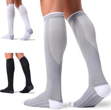 FITRELL 3 Pairs Compression Socks for Women and Men 20-30mmHg-Circulation