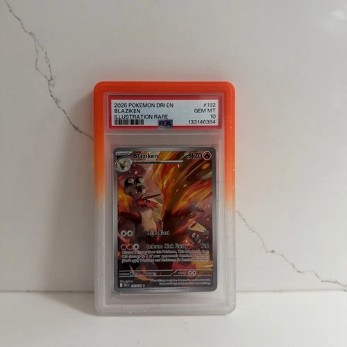 Blaziken 192/182 Destined Rivals PSA 10 Illustration Rare - With Guard