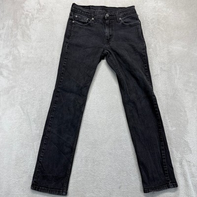 Levi's 511 Jeans Men's 29x30 Slim Fit Straight Leg Charcoal Black Denim Workwear