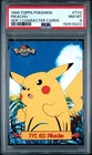 1999 TOPPS POKEMON SERIES 1 CHARACTER CARDS #TV2 PIKACHU PSA 8