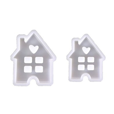 3D House Mold Easter Epoxy Resin Moulds Silicone Mold DIY Soap Mold Decor