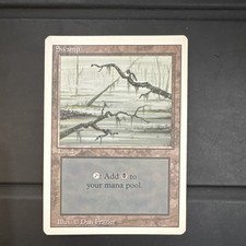 Magic: The Gathering Swamp Unlimited Edition Land Regular Dan Frazier Wizards
