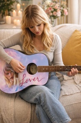 Taylor Swift Lover Epiphone DR-100 Acoustic Guitar 2024 Limited Edition Pink