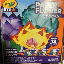 Crayola Paper Flower   Science Kit, Color Changing Flowers, Gift for Kids 